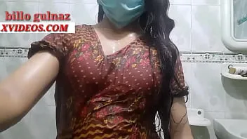 desi girl taking a bath