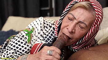 real 77 years old granny gets extreme rough and deep fucked in the ass by her big black cock neighbor