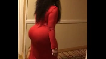 Big ass at hotel walking