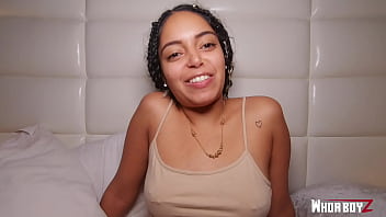 Latina slut getting bbc creampie for the first Time